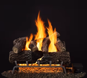 Heat & Glo Outdoor Smoldering Timberland Oak Gas Log Set