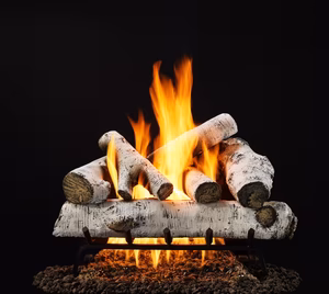 Heat & Glo Woodland Birch Vented Gas Log Set