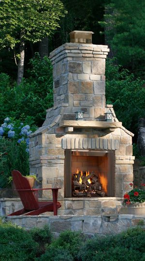 Outdoor Lifestyles Castlewood Wood Fireplace