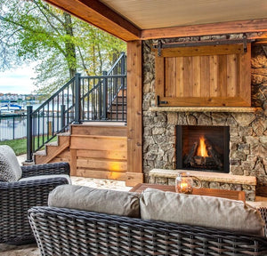 Outdoor Lifestyles Courtyard Gas Fireplace