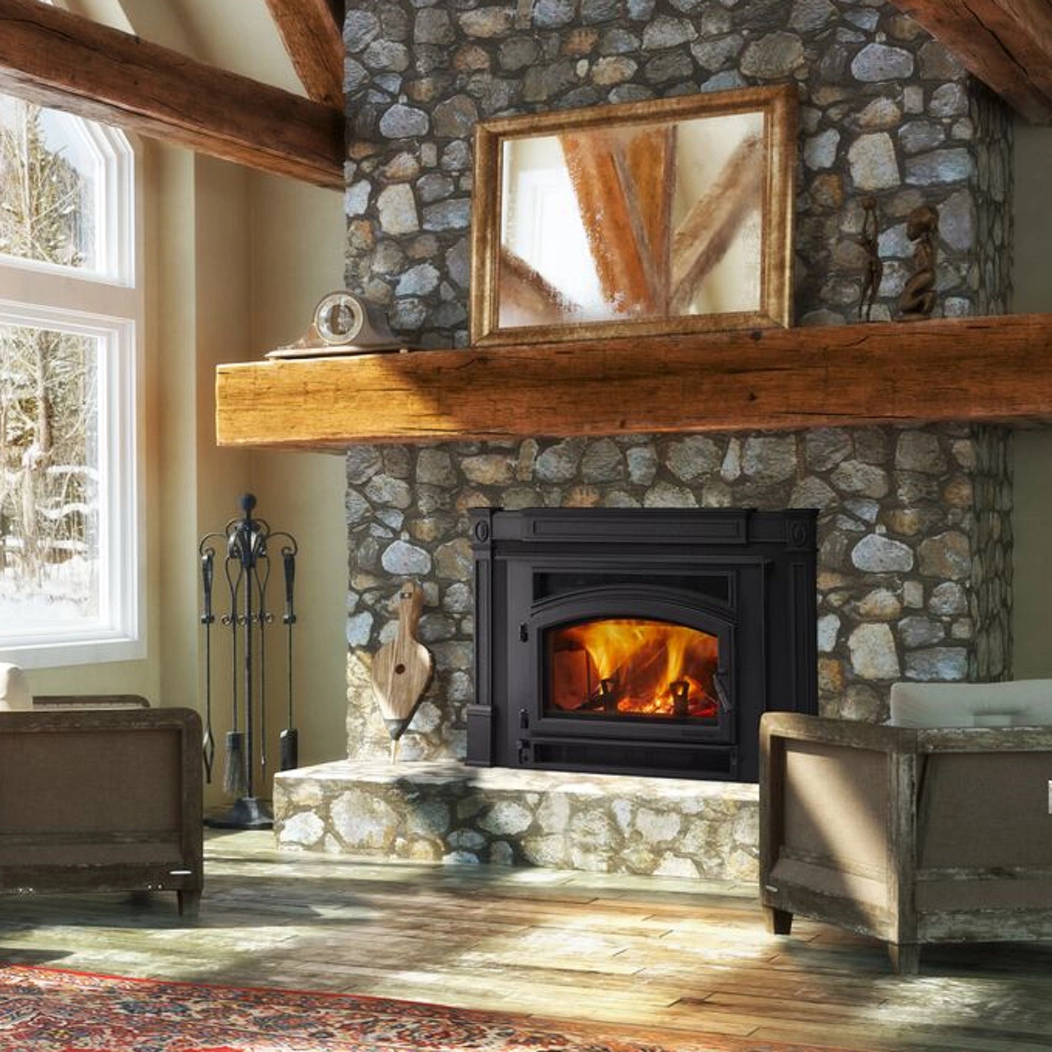 Wood Stove Fireplace Insert Insert Stove | Granite Hearth And Surround