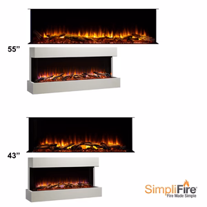 SimpliFire Scion Trinity Electric Fireplace