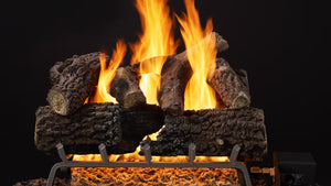 Heat & Glo Outdoor Smoldering Timberland Oak Gas Log Set