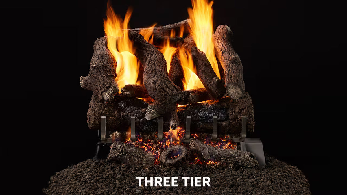 Outdoor Heritage Oak Gas Log Set