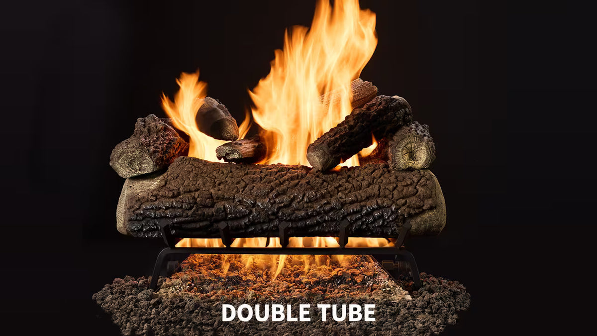 Heat &amp; Glo Timberland Oak Vented Log Set