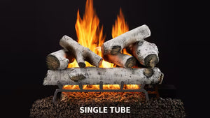 Heat & Glo Outdoor Woodland Birch Vented Gas Log Set