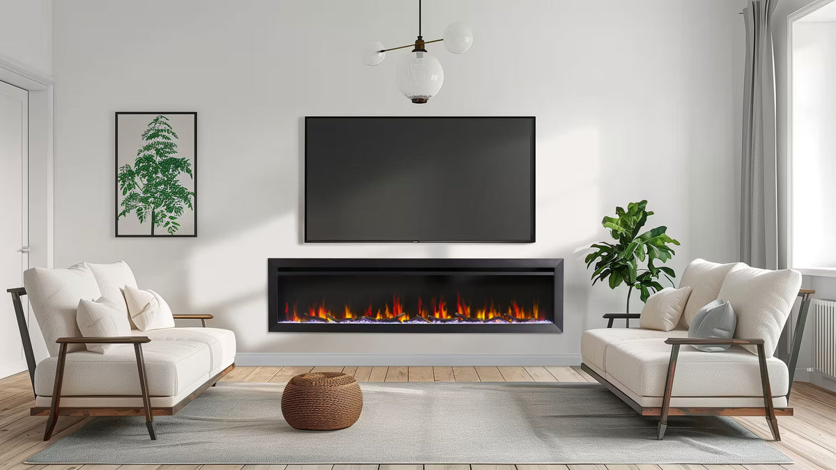 SimpleFire Allusion Slim Electric Fireplace