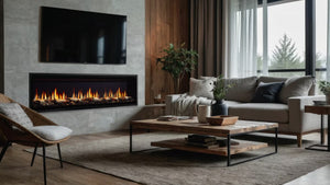 SimpleFire Allusion Edge Linear Fireplace