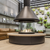 stellar custom gas fireplace round gas fireplace fireside hearth and home lobby with plants
