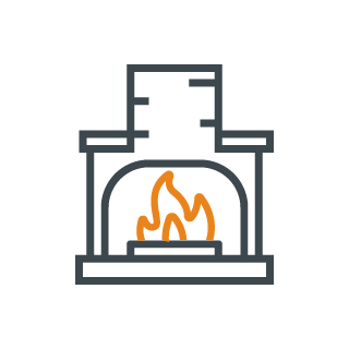 Fireplace icon