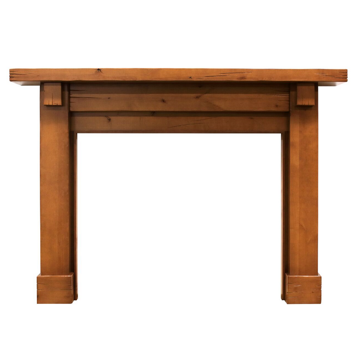 Fireside Finishings Battlefield Wood Mantel