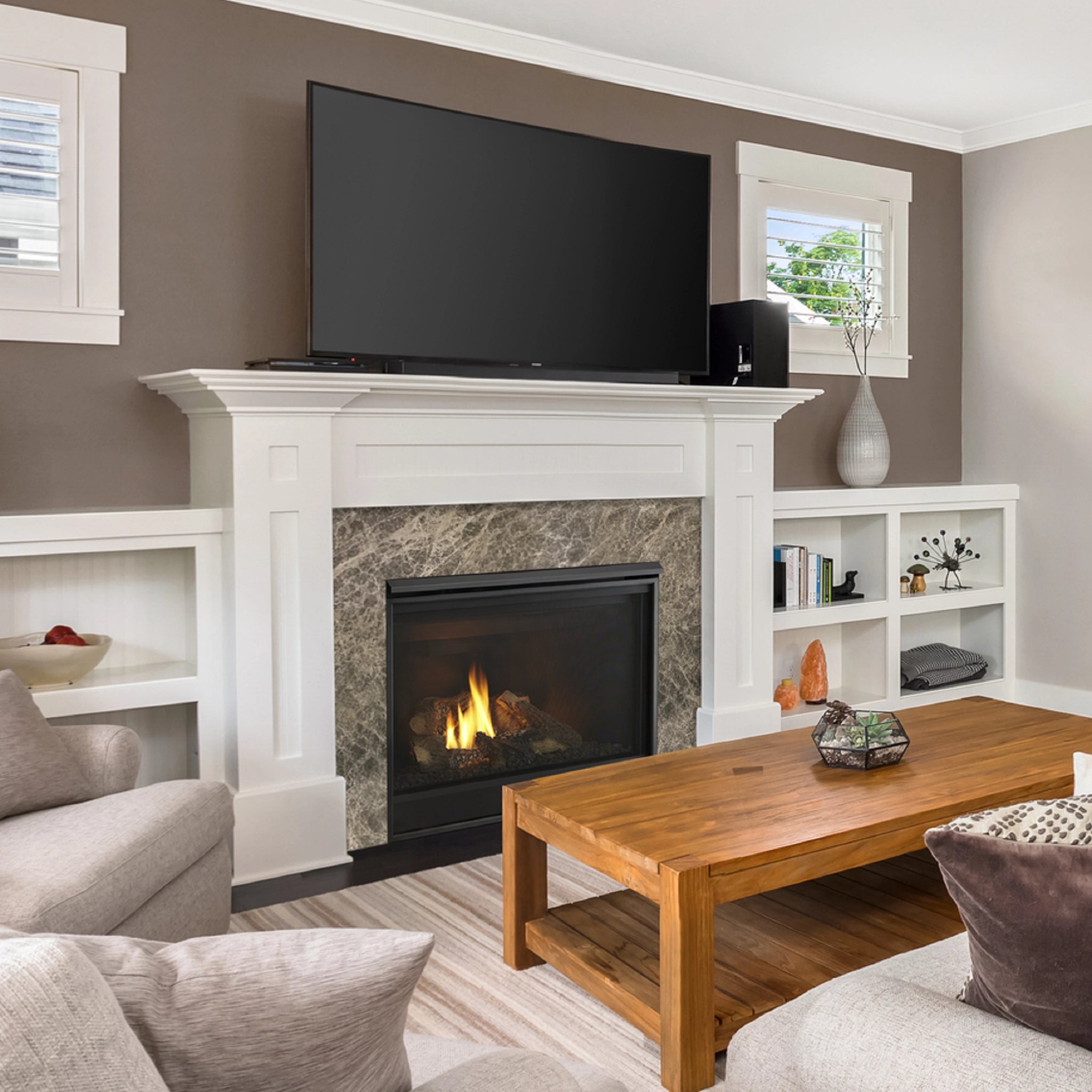 Safety Vent Gas Fireplace