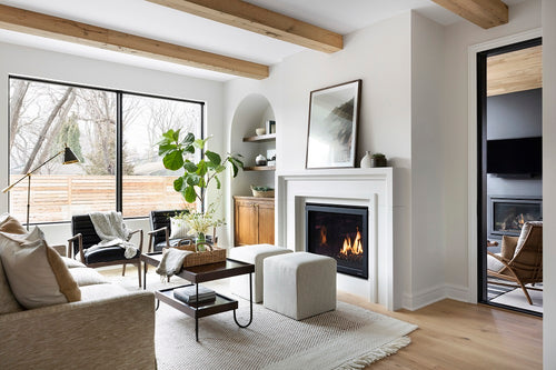 6000 Modern Gas Fireplace