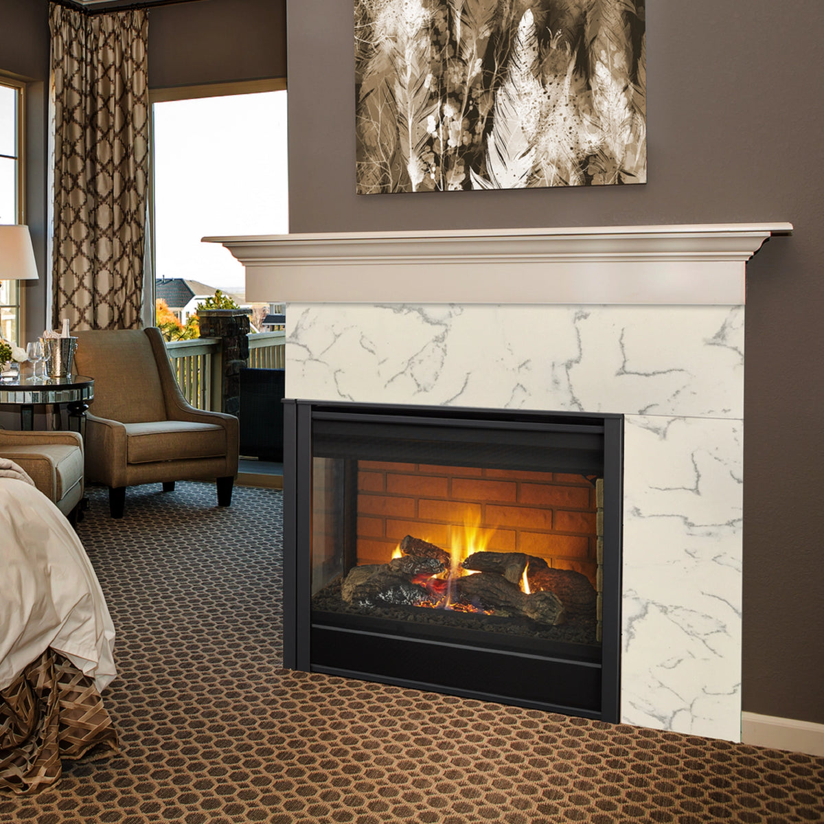 Hearth & Home Technologies Corner Gas Fireplace