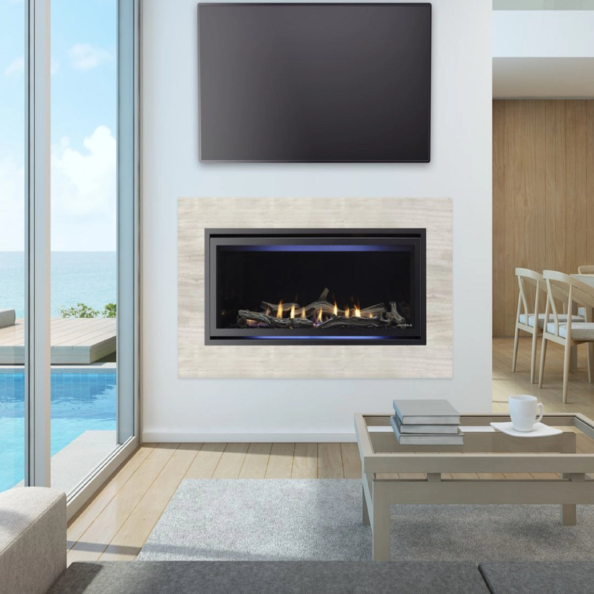 Heat &amp; Glo Cosmo Gas Fireplace