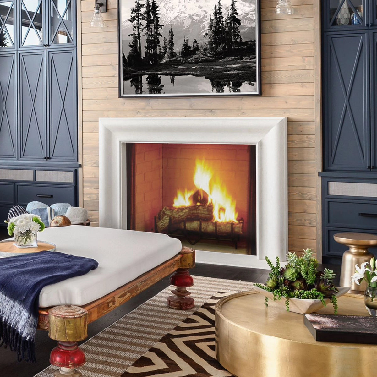 Heat &amp; Glo Exclaim Wood Fireplace