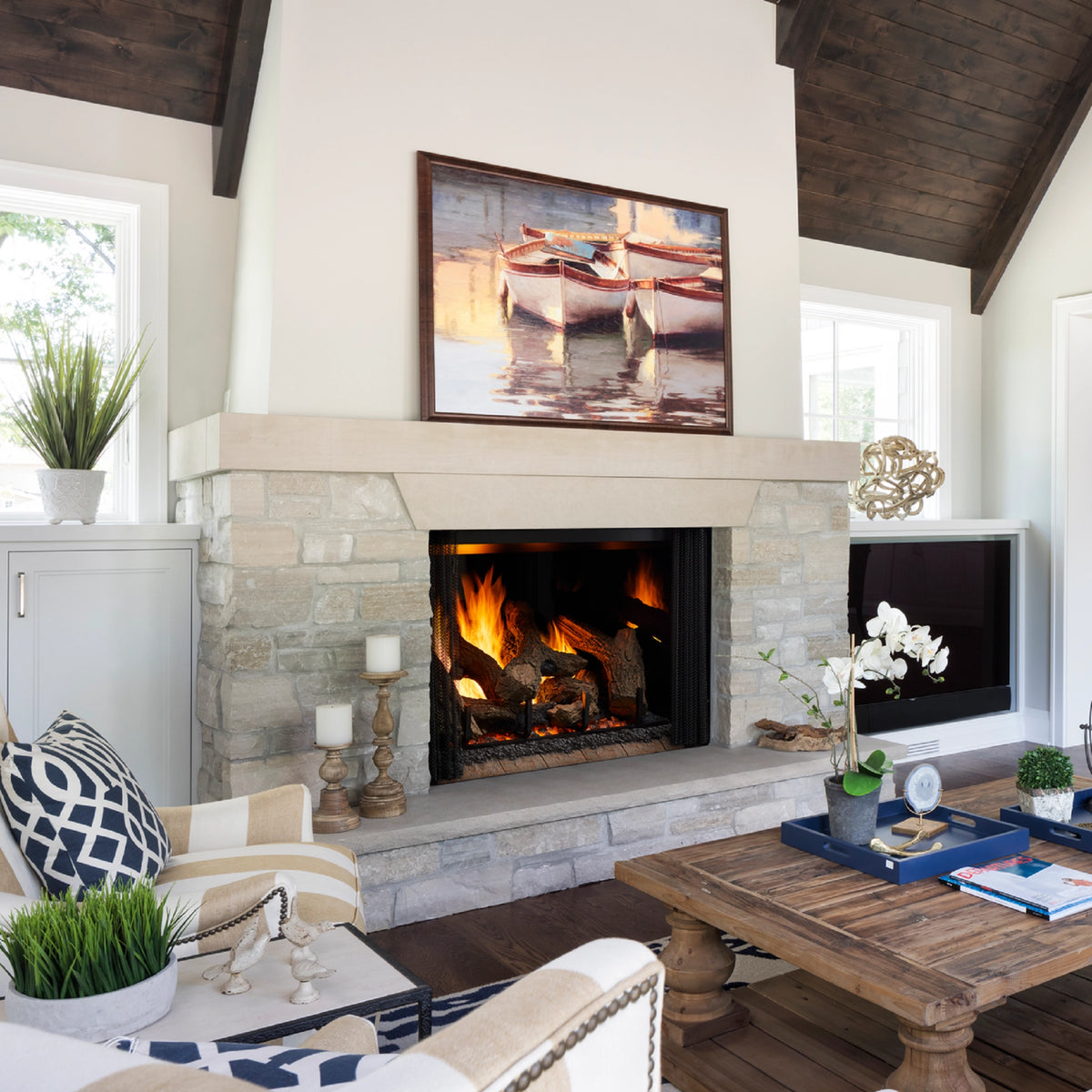 Heat &amp; Glo Phoenix TrueView Gas Fireplace