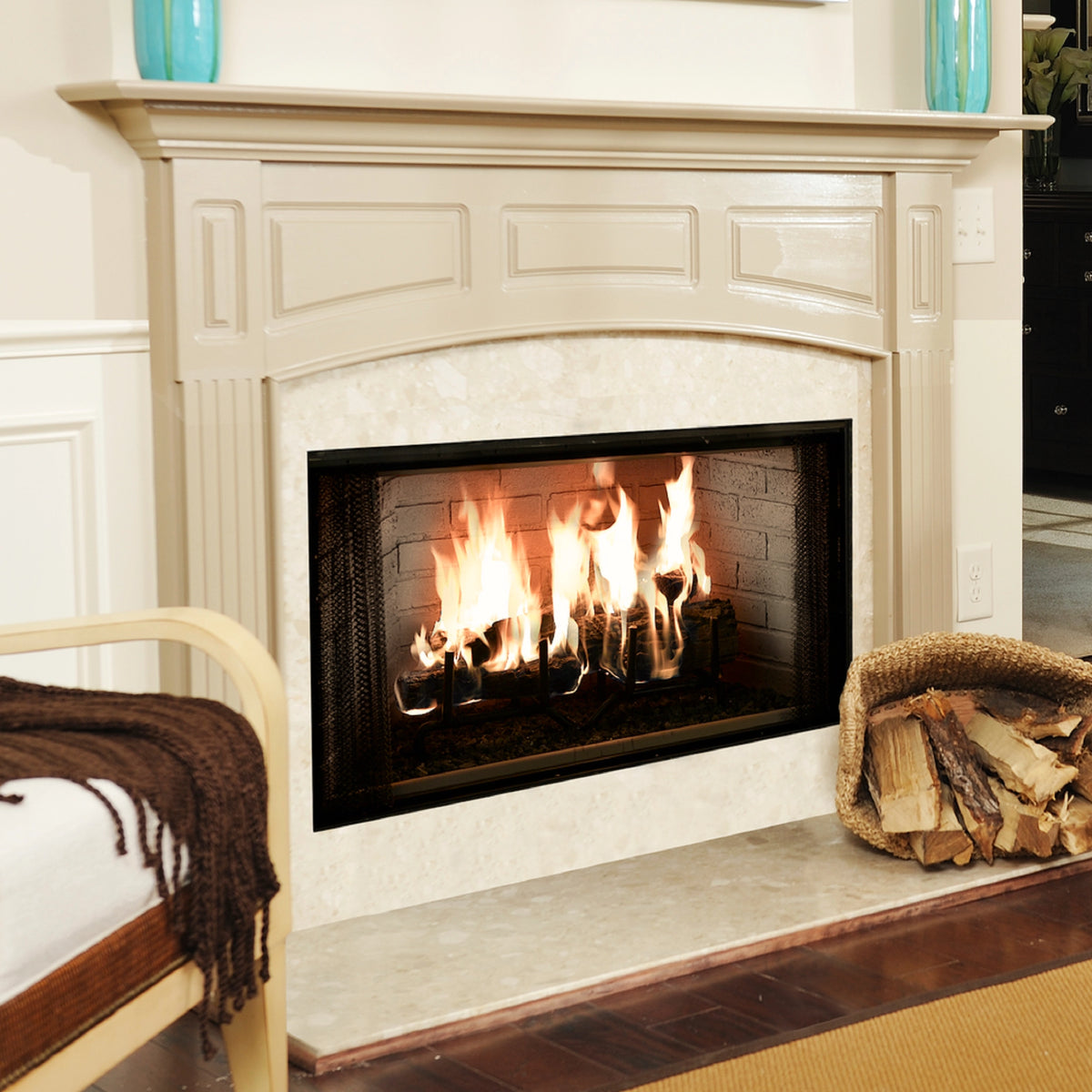 Heat &amp; Glo Royal Hearth Wood Fireplace