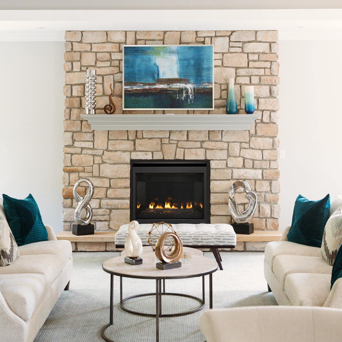 Heat &amp; Glo Slim Line SL Fusion Gas Fireplace