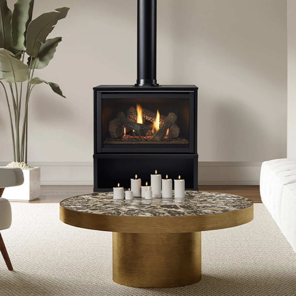 Heat &amp; Glo Supreme Gas Fireplace
