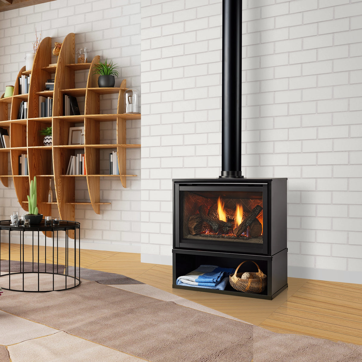 Heat &amp; Glo Supreme Gas Fireplace