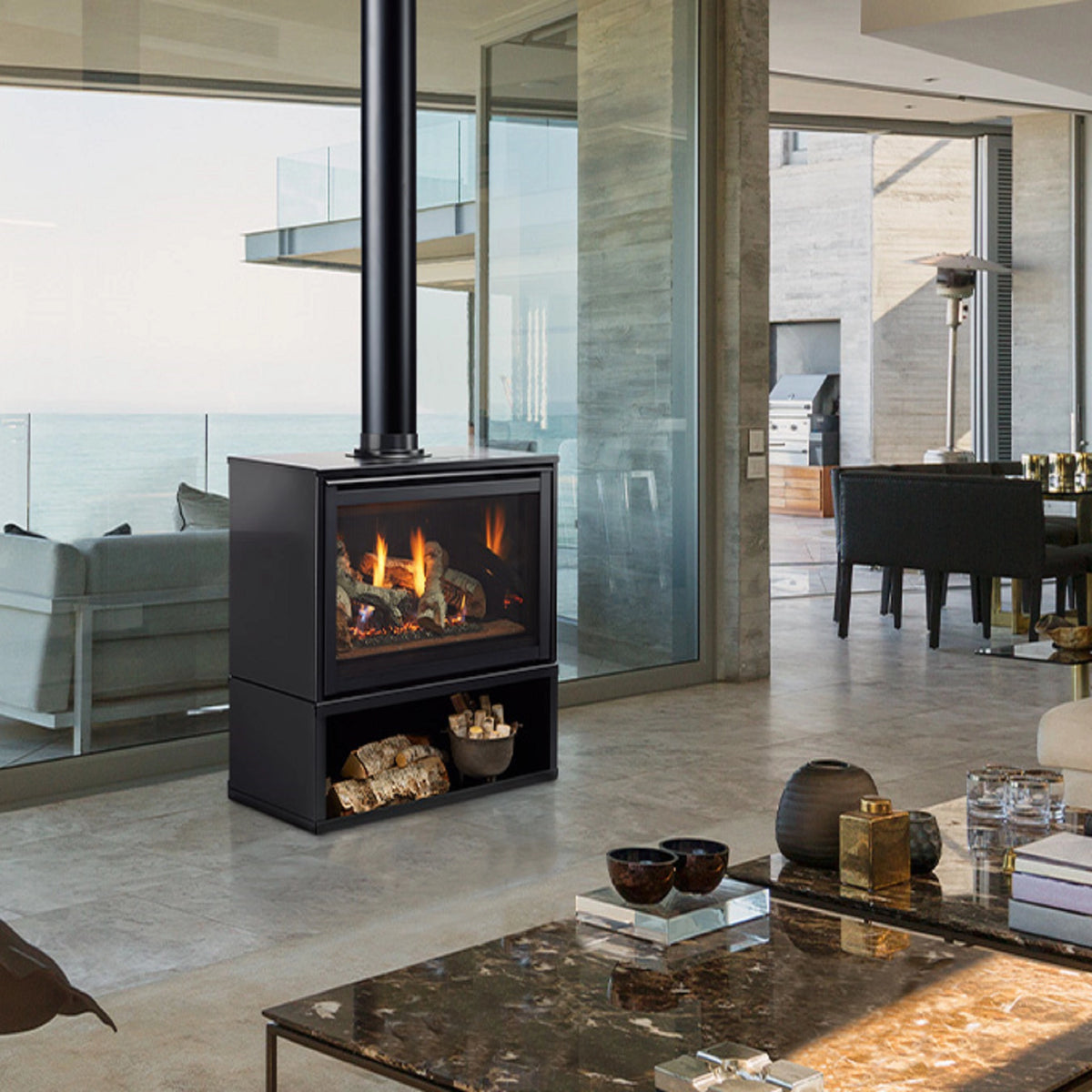 Heat &amp; Glo Supreme Gas Fireplace