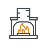 Fireplace icon