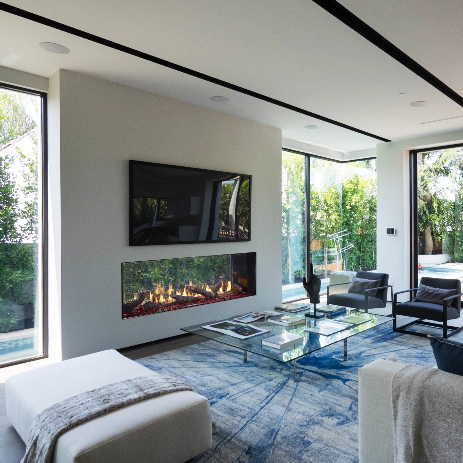 Heat & Glo Primo II Double Sided Gas Fireplace