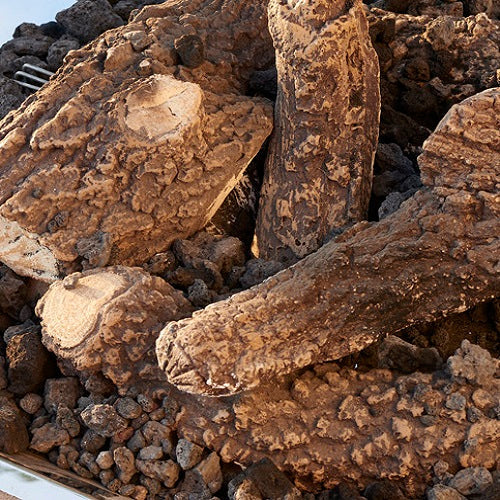 Choose Optional Fire Media & Logs - OGC 24" Square