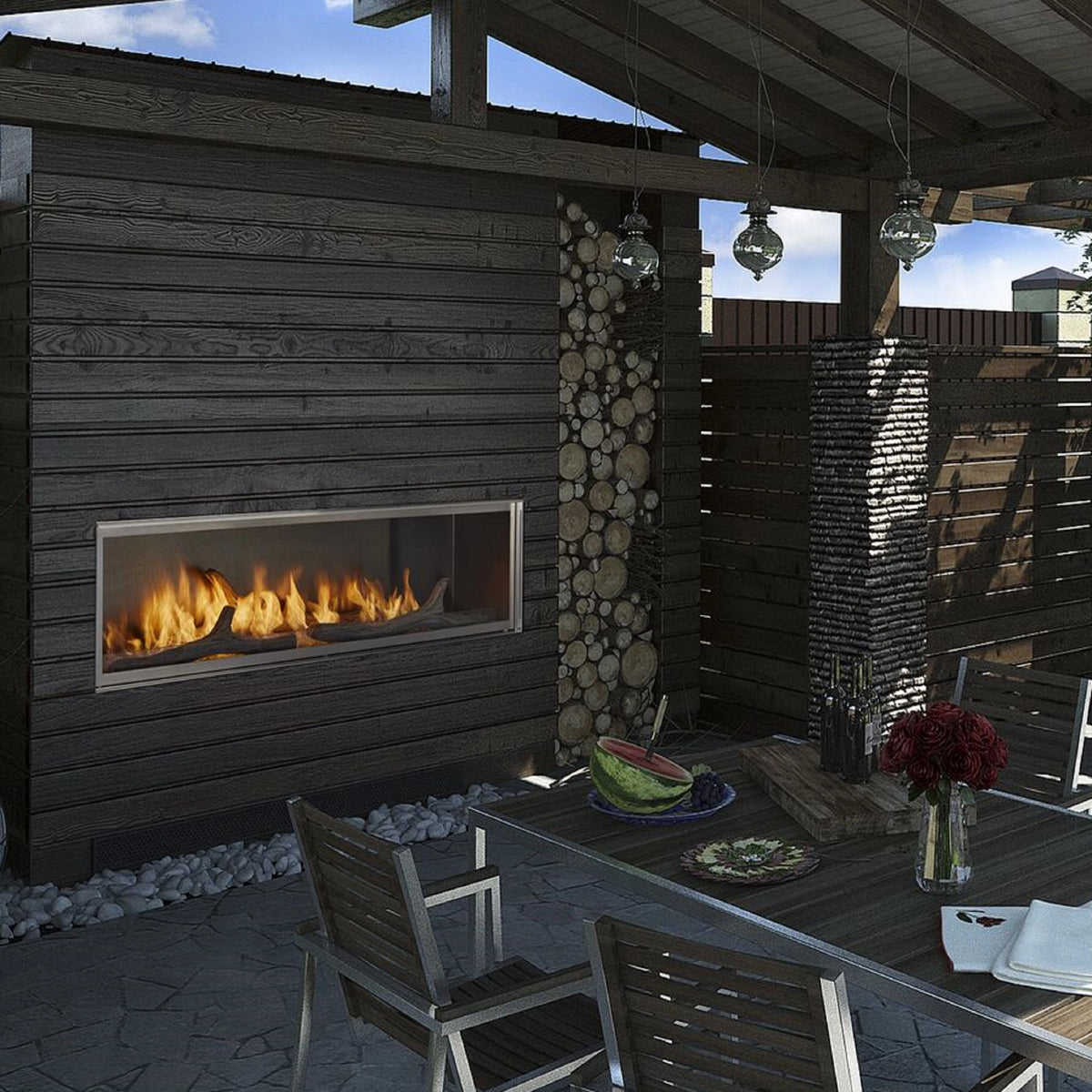 Outdoor Lifestyles Lanai Gas Fireplace