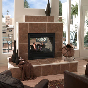 Outdoor Lifestyles Twilight Double Sided Gas Fireplace