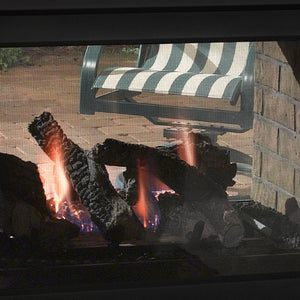 Outdoor Lifestyles Twilight Double Sided Gas Fireplace