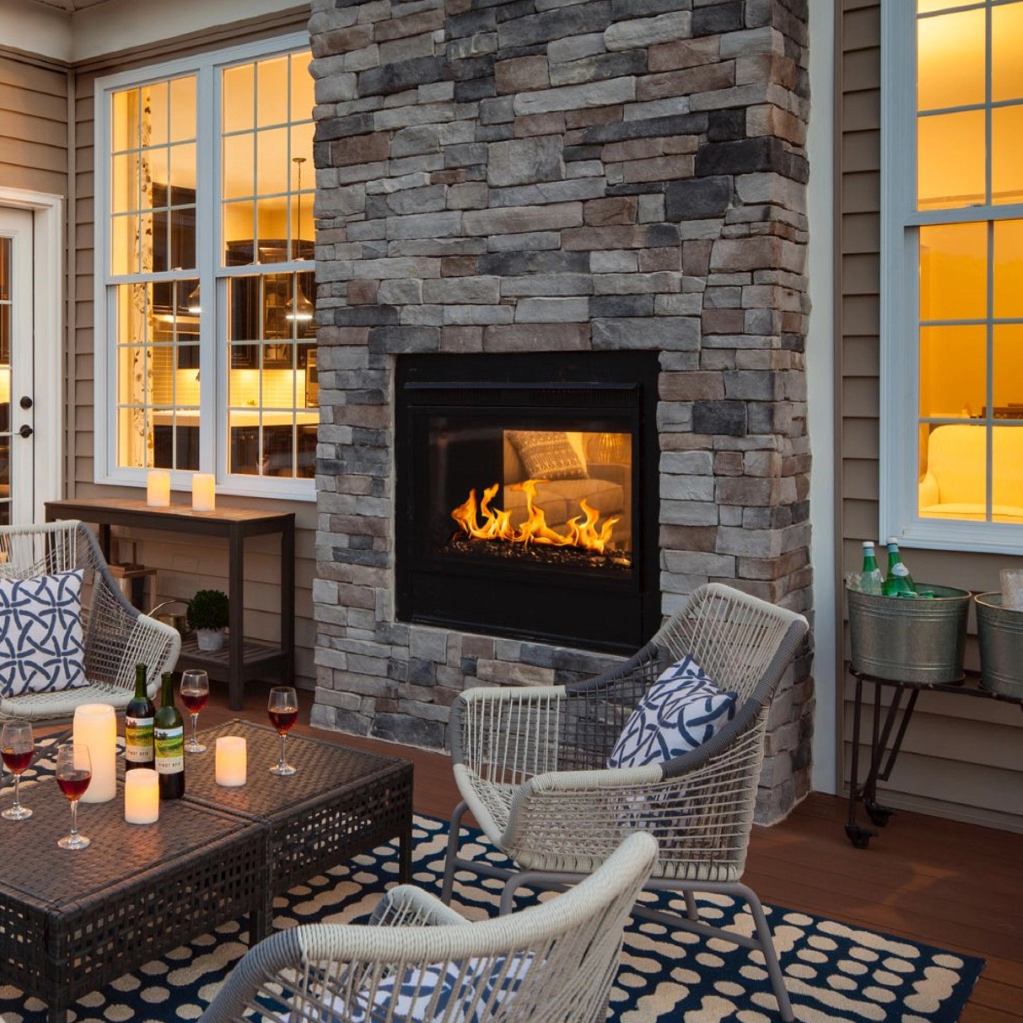 Modern Pool Side Fireplace Designs Fire Pits & Outdoor Fireplaces