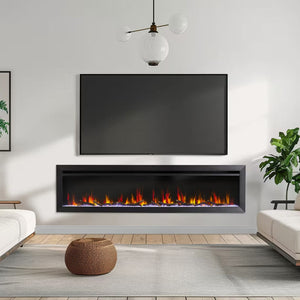 SimpleFire Allusion Slim Electric Fireplace