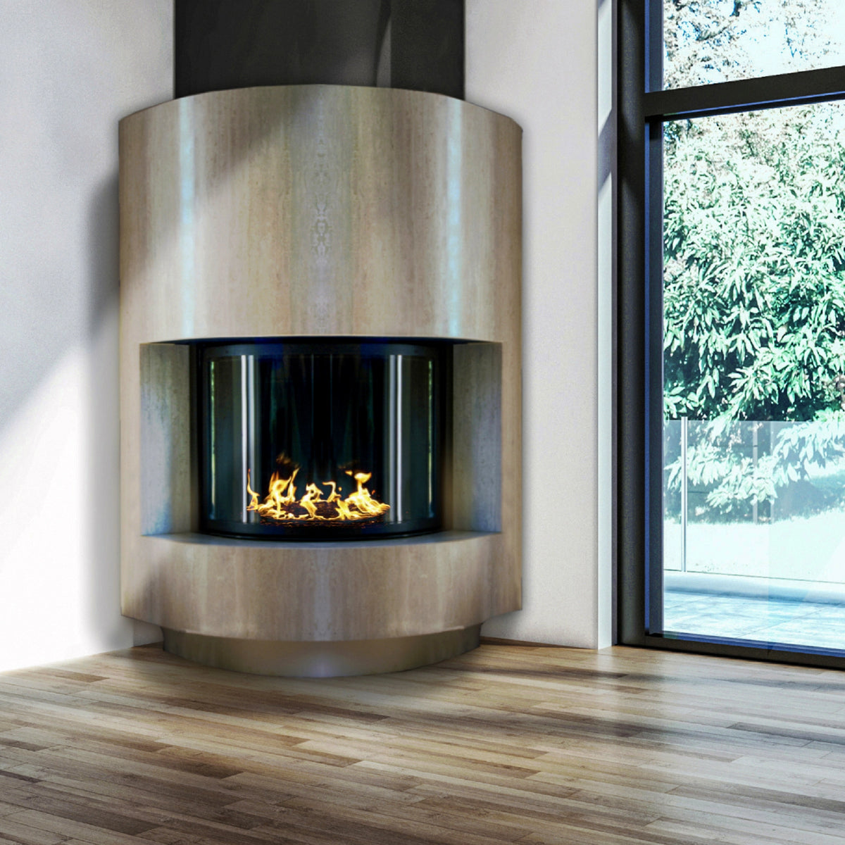 Stellar Custom Gas Fireplace