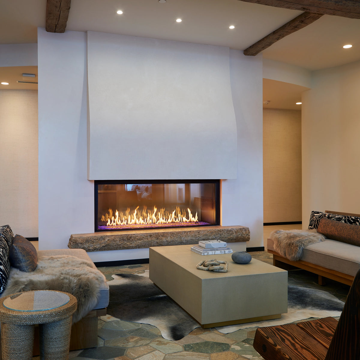 Stellar Enlight Double Sided Gas Fireplace