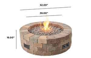Outdoor GreatRoom Bronson Round Fire Pit Kit
