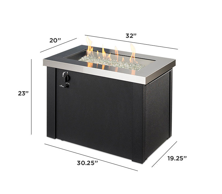 Outdoor GreatRoom Providence Fire Pit Table