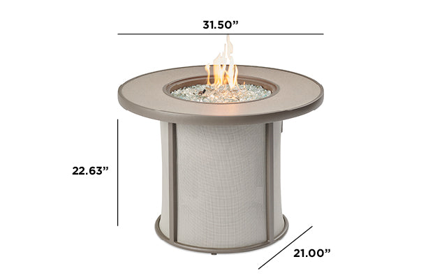 Outdoor GreatRoom Stonefire Fire Pit Table