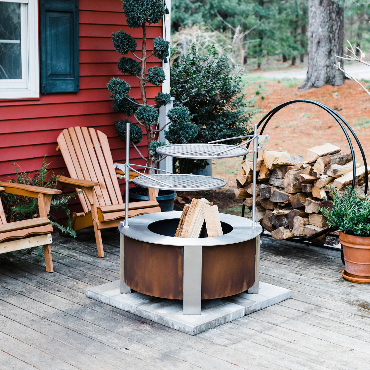 Breeo X Series 30 Smokeless Wood Fire Pit