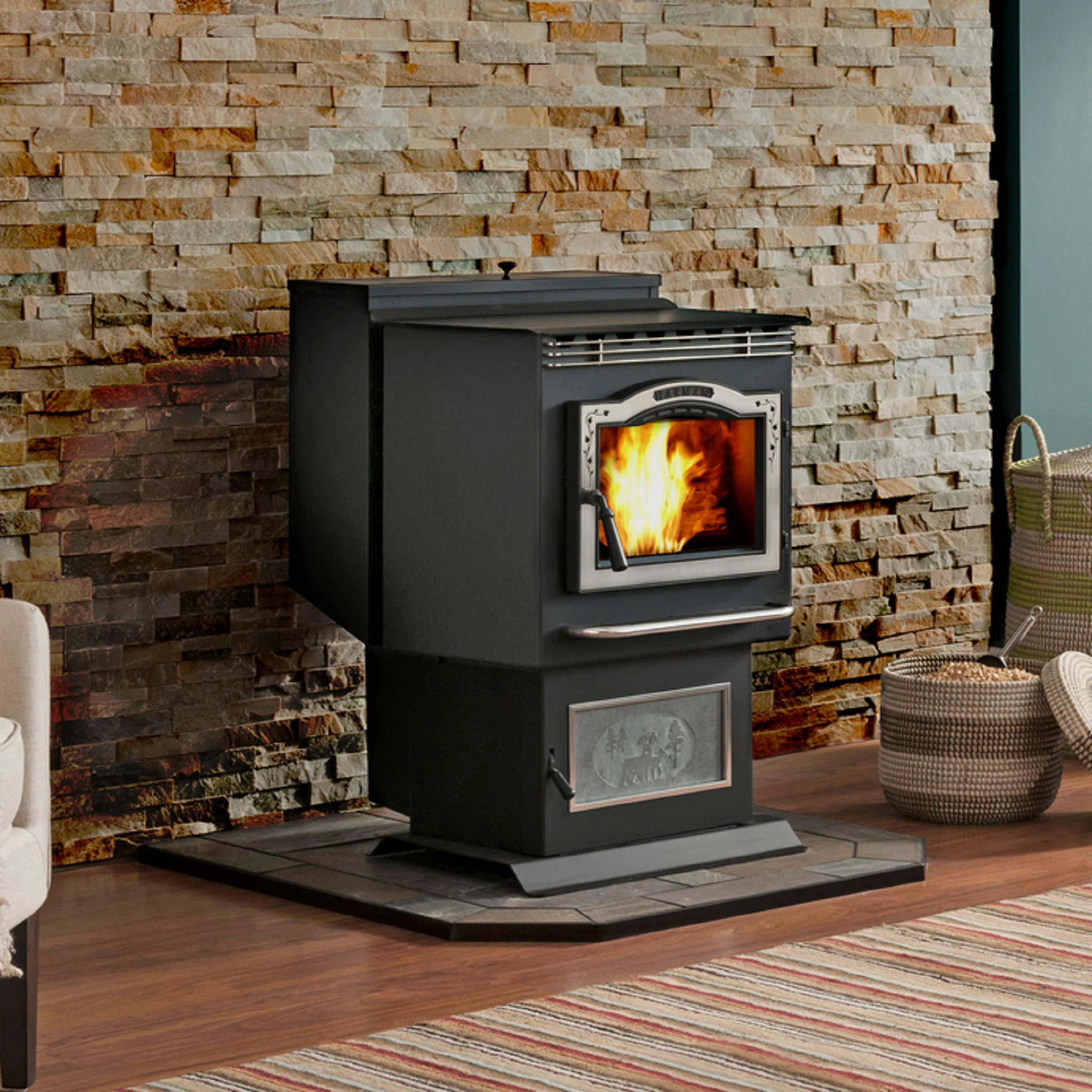 Harman P61-C Pellet Stove - Fireside Hearth & Home Harman P61-C Pellet Stove - Fireside Hearth & Home