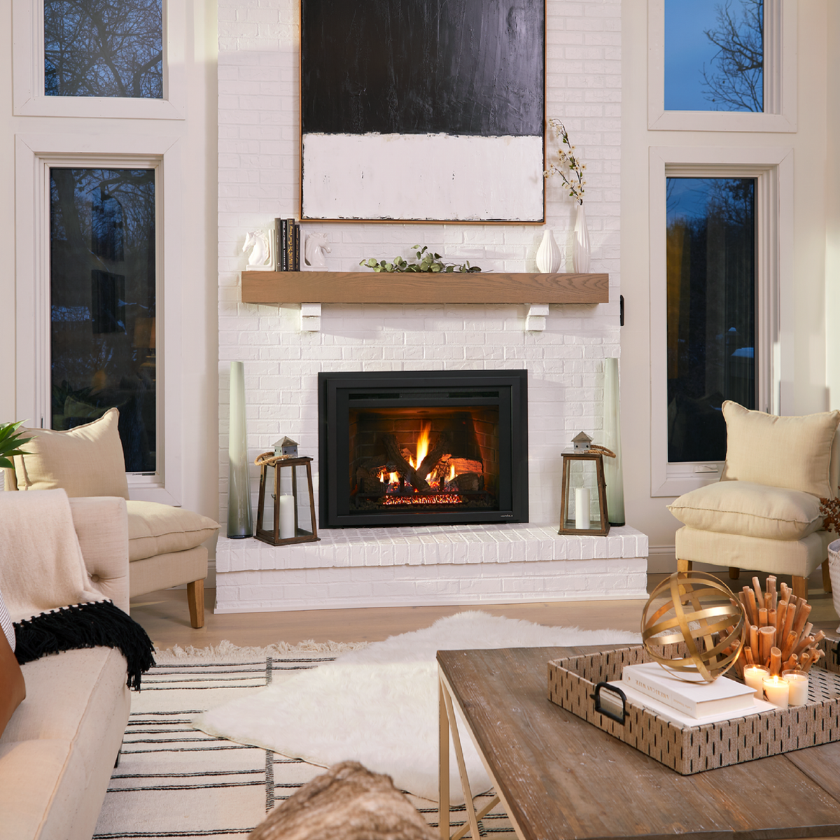 Heat &amp; Glo Escape Gas Insert