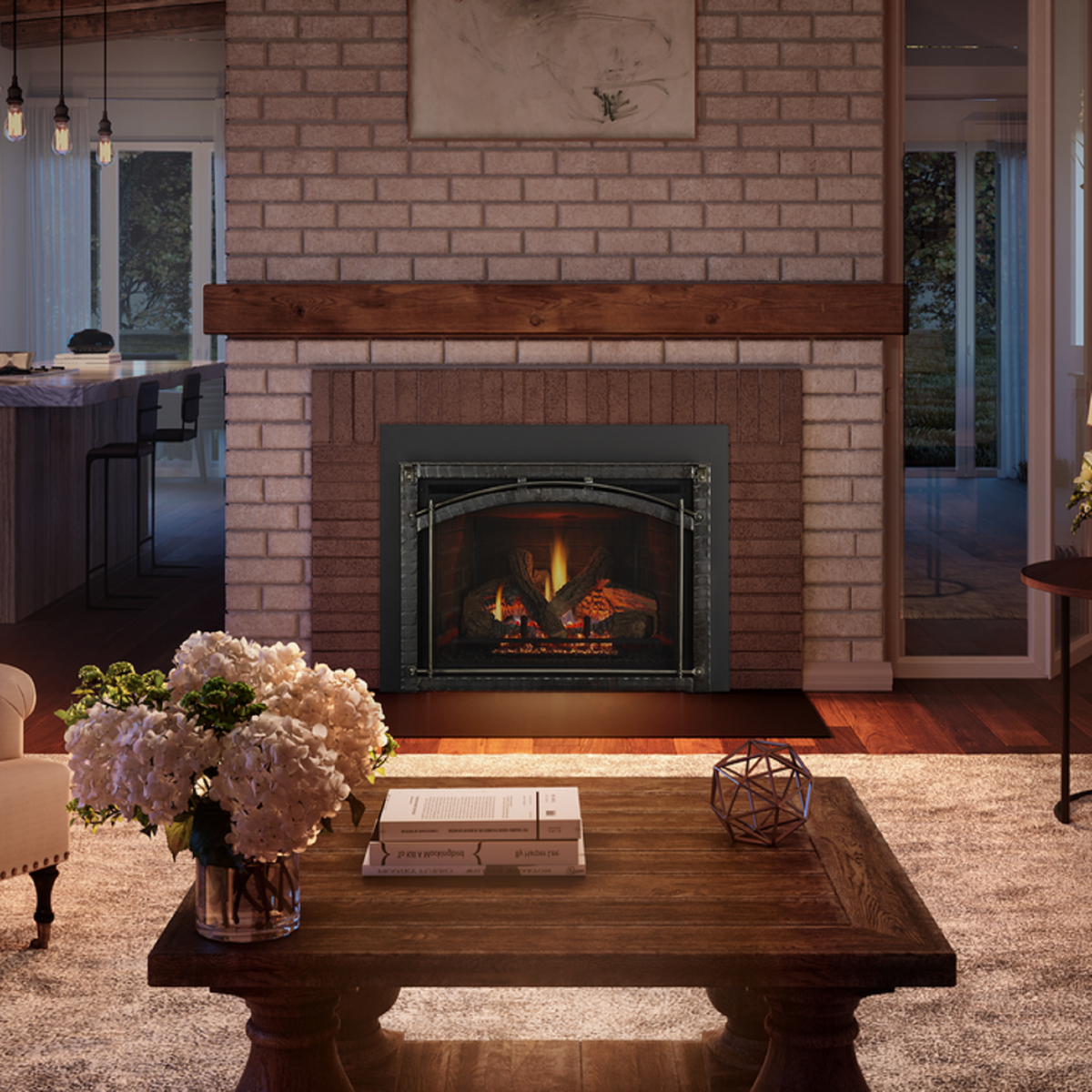 Heat &amp; Glo Escape Gas Insert