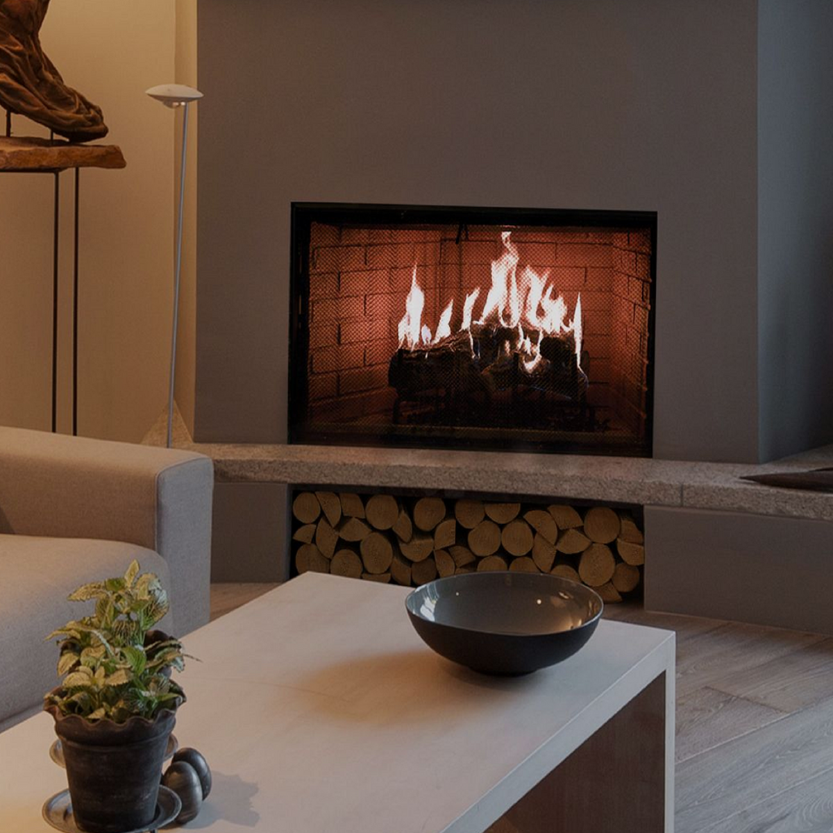 Heat &amp; Glo Royal Hearth Wood Fireplace