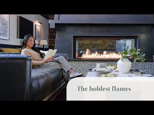 Stellar Transcend Indoor-Outdoor Double Sided Gas Fireplace