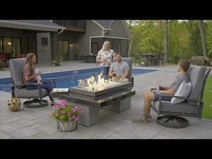 Outdoor GreatRoom Uptown Gas Fire Pit Table