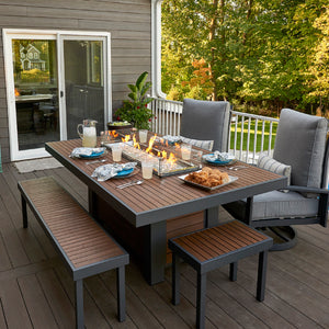 Outdoor GreatRoom Kenwood Dining Fire Pit Table
