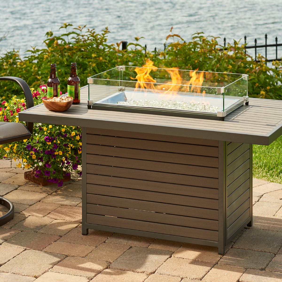Outdoor GreatRoom Brooks Fire Pit Table