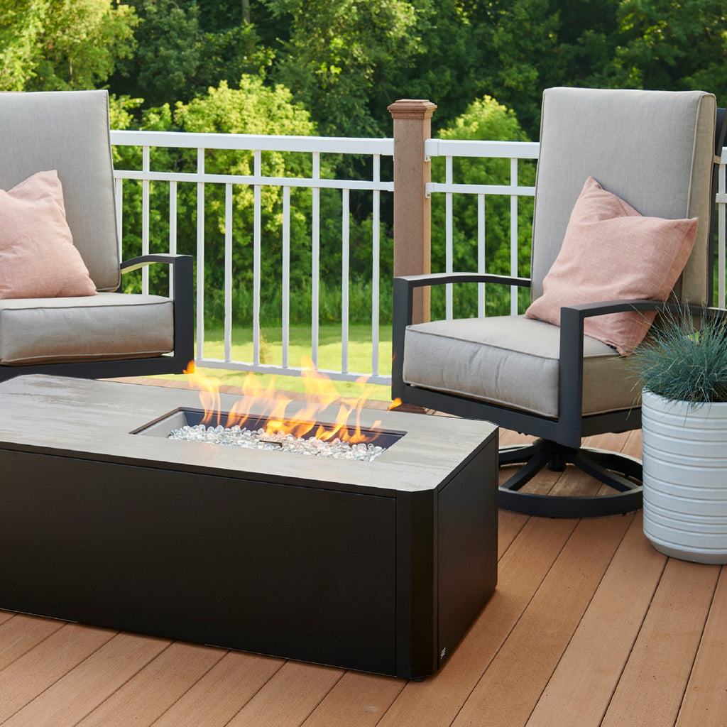 Outdoor GreatRoom Kinney Fire Pit Table - Fireside Hearth & Home