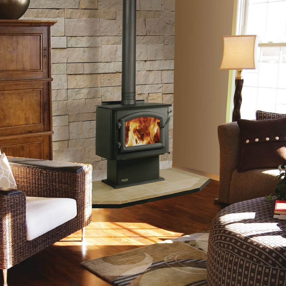 Quadra-Fire 4300 Millennium Wood Stove - Fireside Hearth & Home